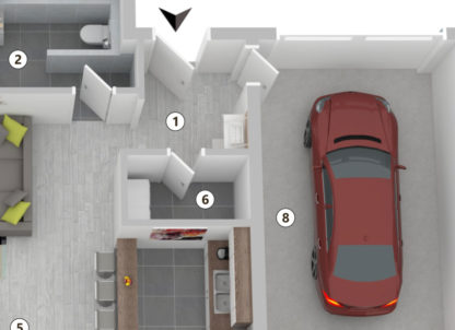 3D Grundriss Layout 3 Detailansicht 2